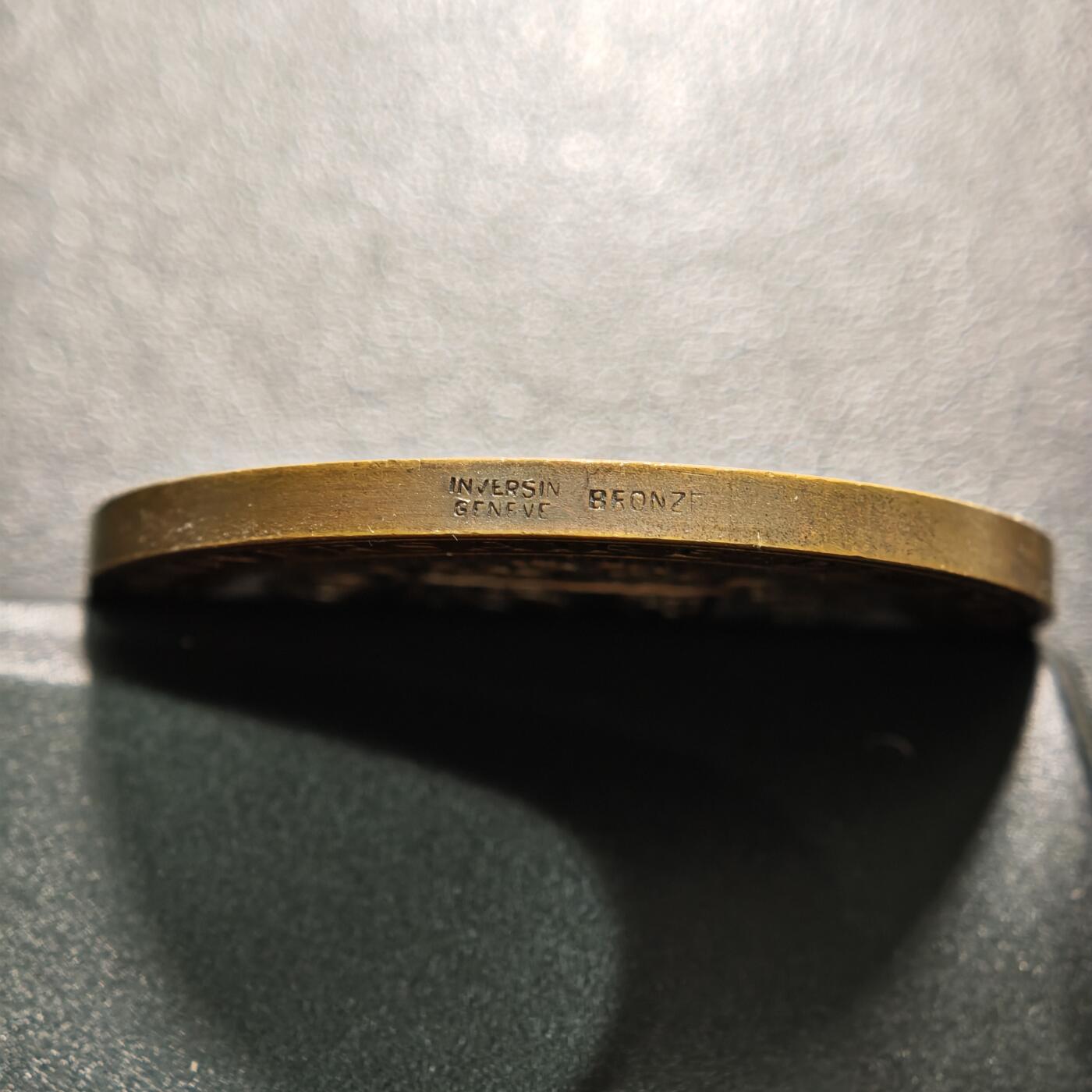 【德藏】世界币章拍卖第158期（拍品征集中~欢迎藏友联系） 1952年 瑞士日内瓦登城节350周年纪念铜章 是为纪念1602年日内瓦击退萨伏依公国入侵的登城事件350周年打造的官方纪念章 直径约：41.1mm；重约：28.7g