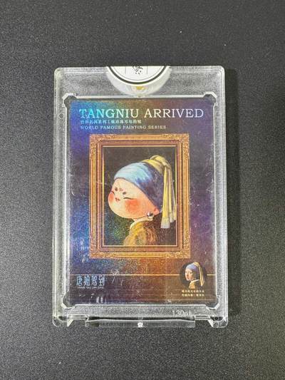 NO.18 好又多金牌大场，新店点关注不迷路！每周一站式配齐，方便凑单！（周6晚8点截拍，卖家送拍0抽成！） - 【165/199编亲签】二乔国潮艺术 乔先生亲签 戴珍珠耳环的妞 官封砖