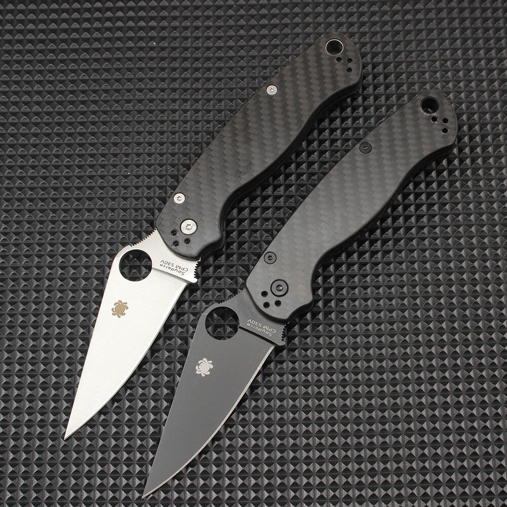 蜘蛛C81折叠刀碳纤手柄折刀