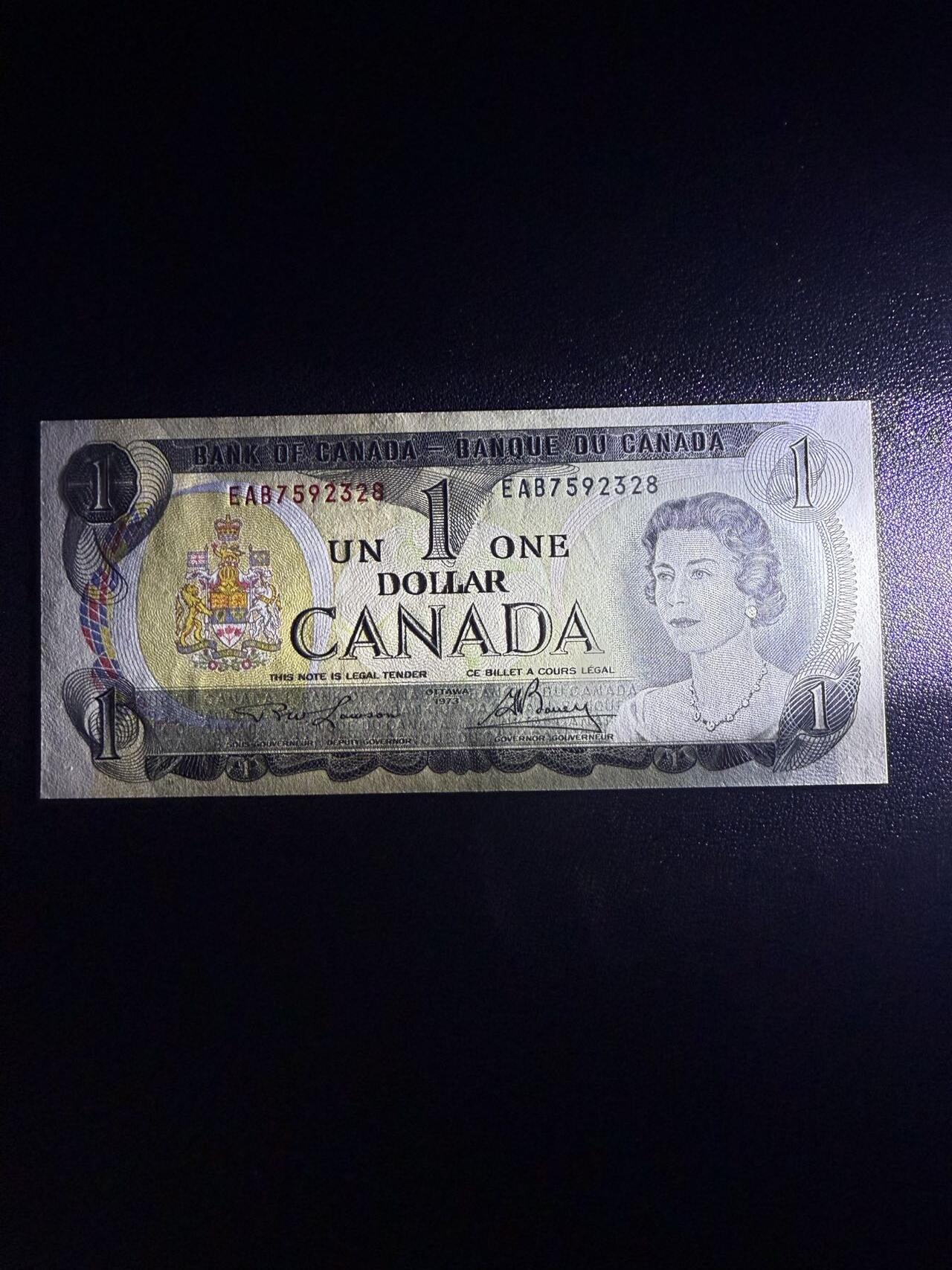 第14期 库存低价起拍 加拿大风景版1 全新unc