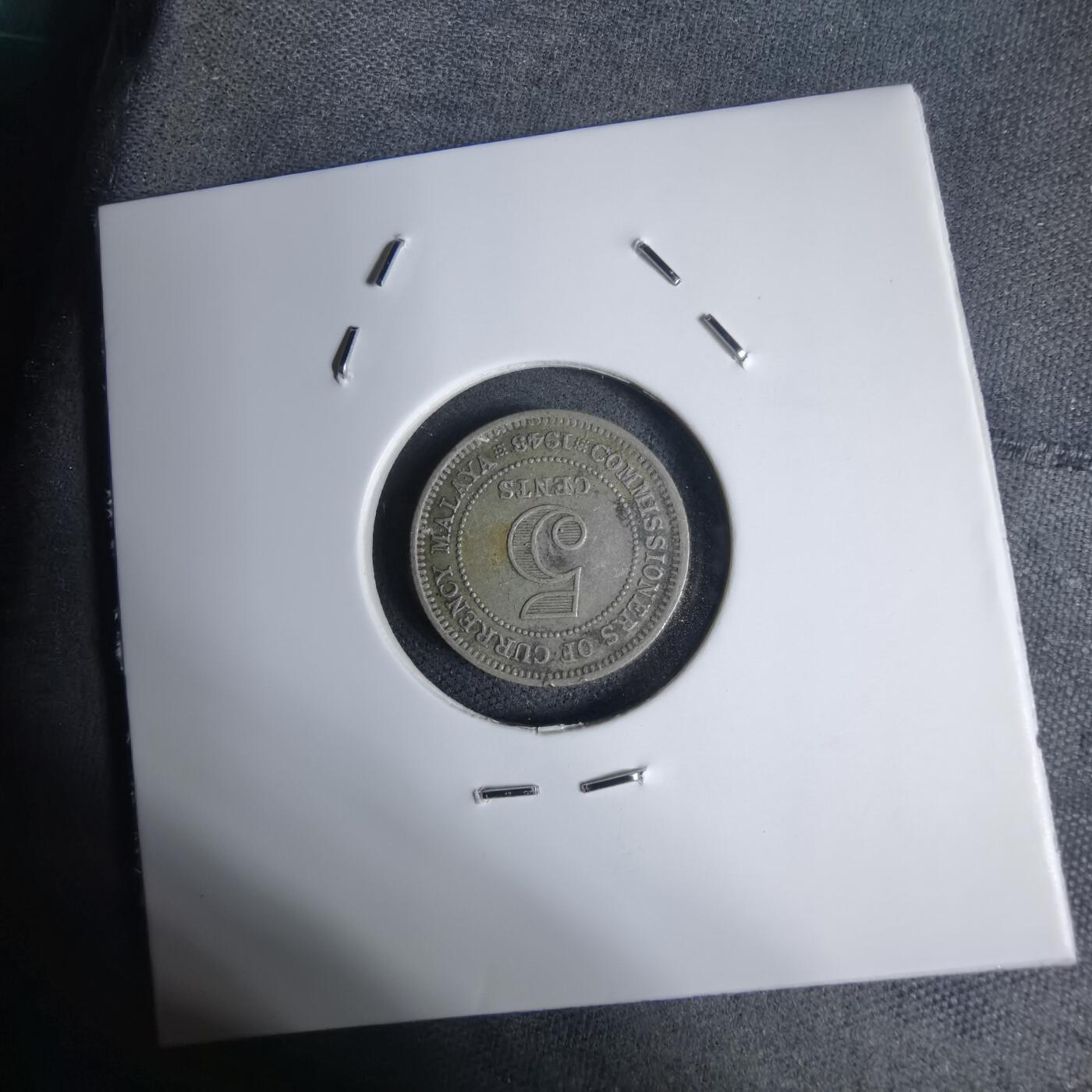 沼泽如烟--第938场 英属海峡1943年五分银币