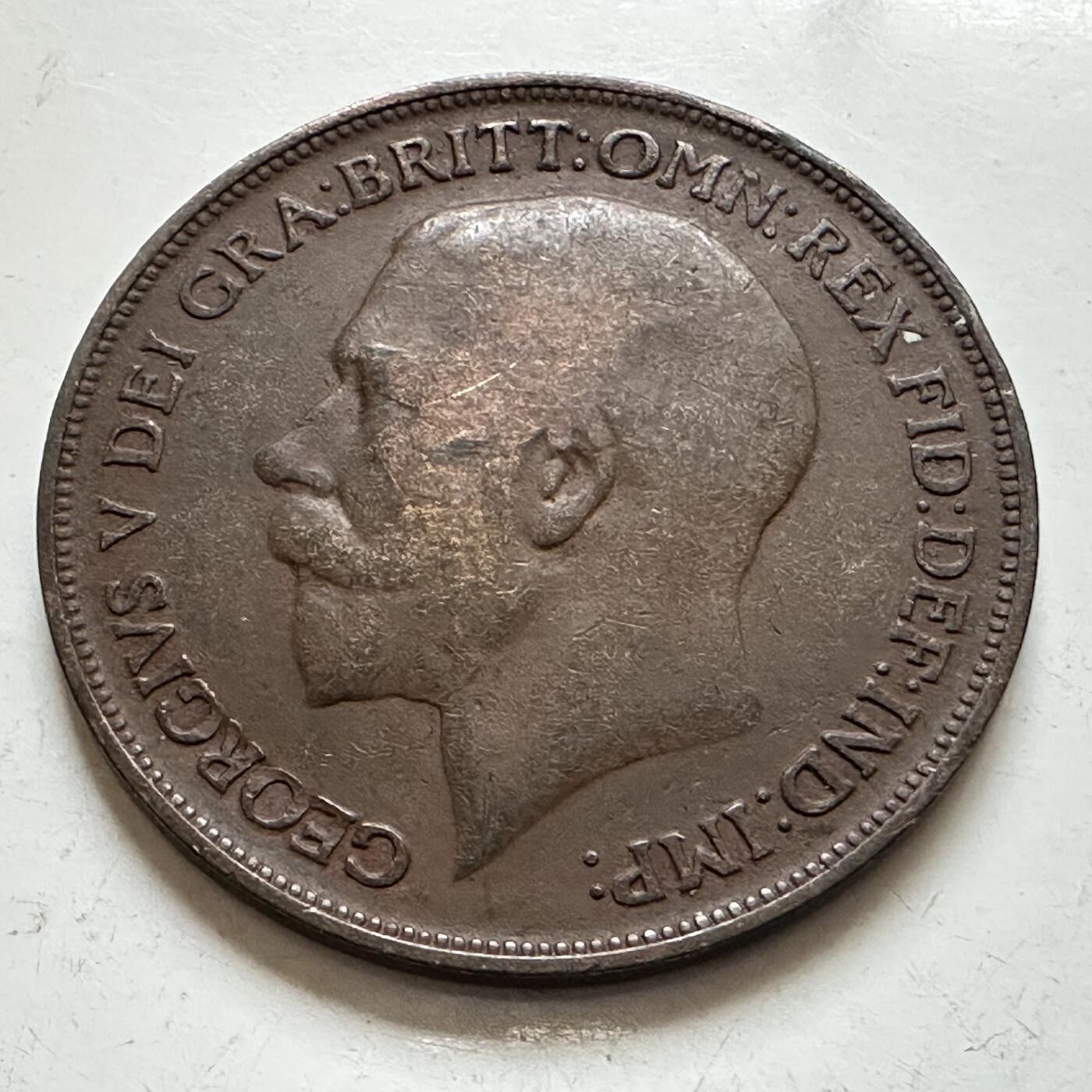 🌹外币初藏🌹🐯2025年第143场  每周二四六晚8️⃣点 接代拍 英国1916年 一便士