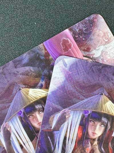 NO.20.5 好又多妹卡大赏，祝你新年旺桃花~只能从此链接进的专场！新店点关注不迷路~每周一站式配齐，方便凑单！（周5晚9点截拍，卖家送拍免费！） - 冰狗卡牌—双渐变对卡 雏田&樱，第2张为艺术卡