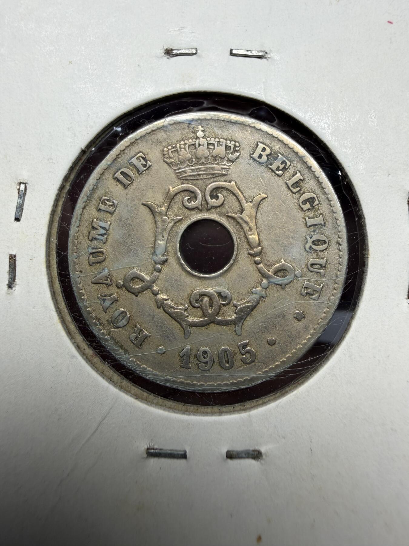 2025年集古藏今外币拍卖第十一期-第2场—（总第292拍），可以寄存60天，满160元包邮。 1905年比利时10分