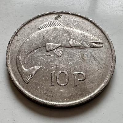 🌹外币初藏🌹🐯2025年第143场  每周二四六晚8️⃣点 接代拍 - 爱尔兰1985年10便士