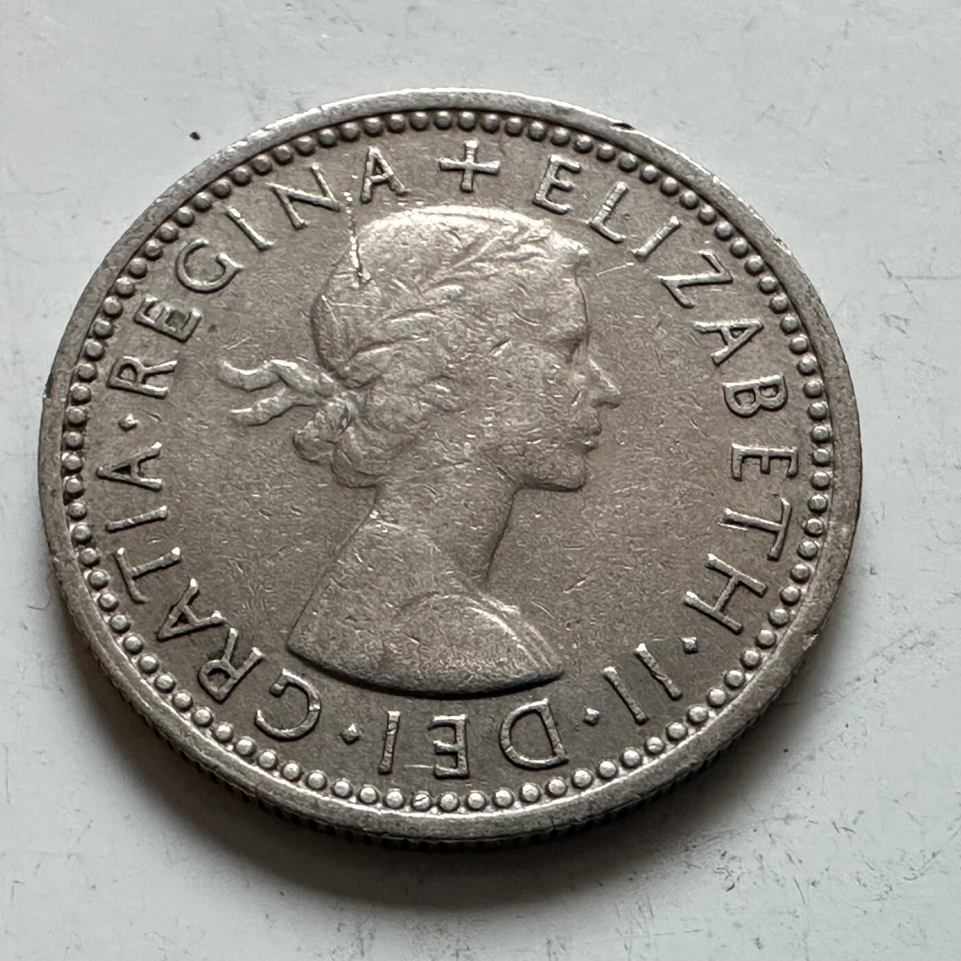 🌹外币初藏🌹🐯2025年第143场  每周二四六晚8️⃣点 接代拍 英国1961年 6便士 b