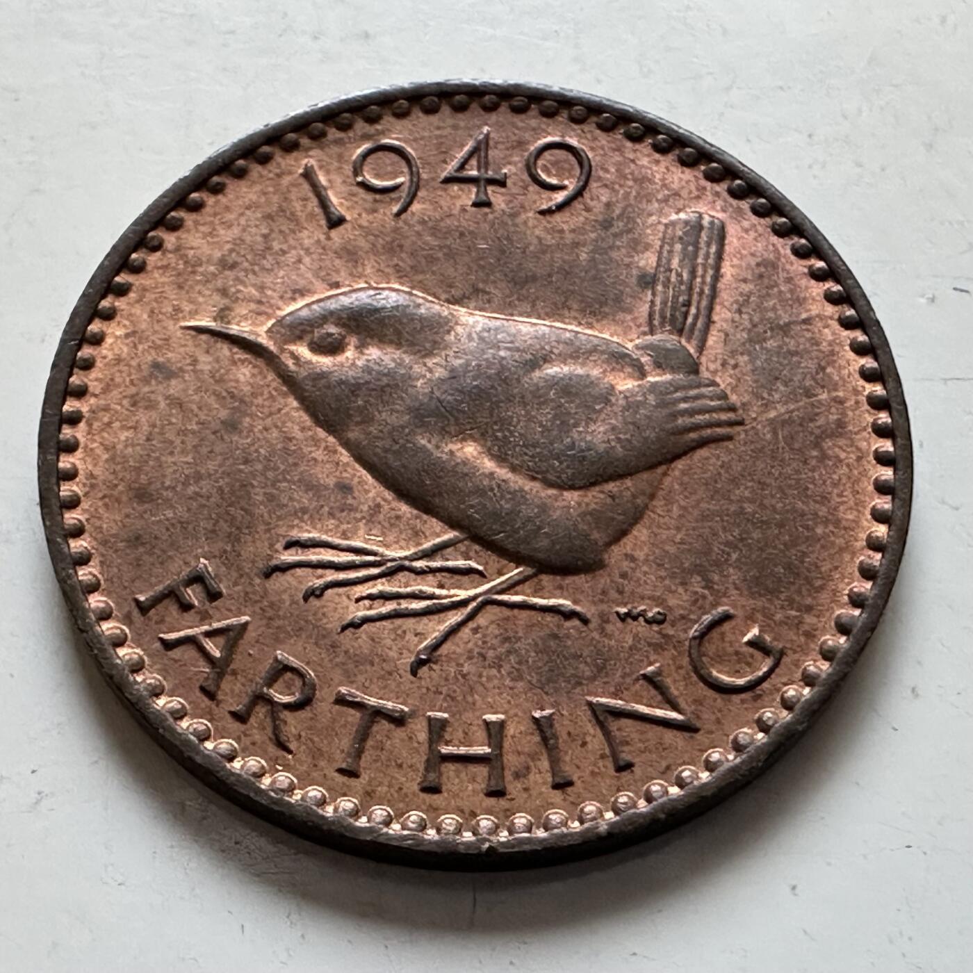 🌹外币初藏🌹🐯2025年第143场  每周二四六晚8️⃣点 接代拍 英国1949年一法新 b