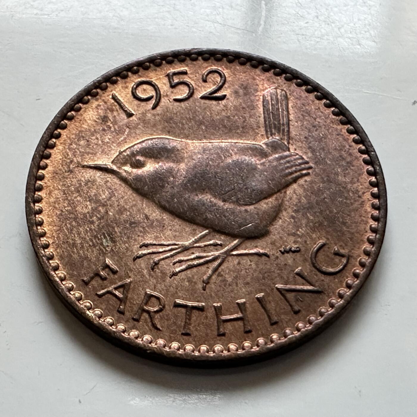 🌹外币初藏🌹🐯2025年第143场  每周二四六晚8️⃣点 接代拍 英国1952年一法新