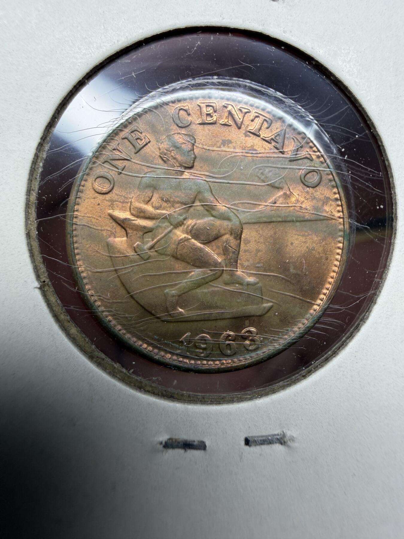 2025年集古藏今外币拍卖第十一期-第2场—（总第292拍），可以寄存60天，满160元包邮。 1963年菲律宾一分