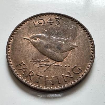 🌹外币初藏🌹🐯2025年第143场  每周二四六晚8️⃣点 接代拍 - 英国1943年一法新