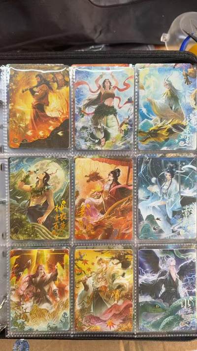 秋萤阁第38期 (12月20日周六晚上22点截拍，欢迎竞拍)  - 趣卡社上下五千年 鸿蒙神话 普卡一套