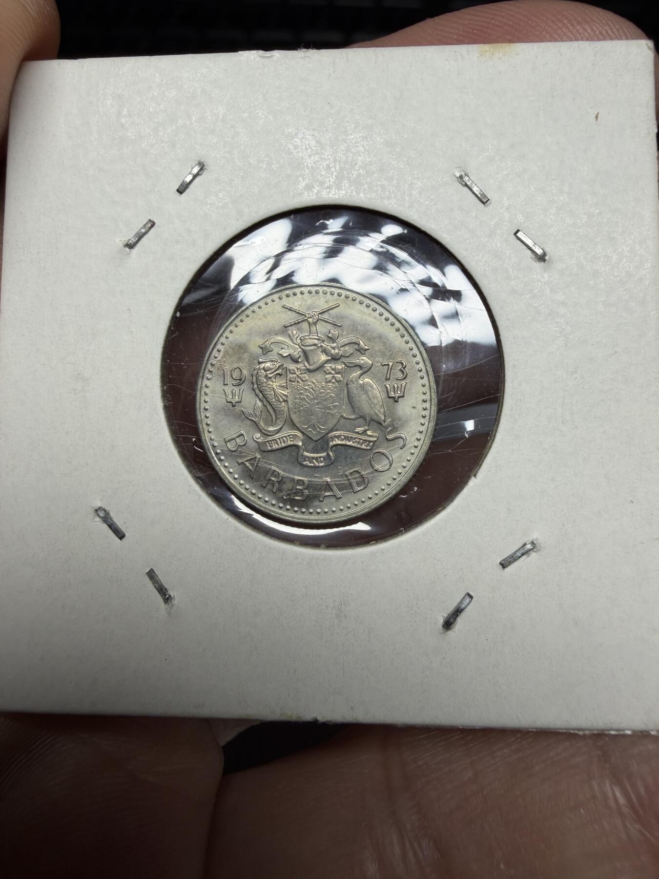 2025年集古藏今外币拍卖第十一期-第2场—（总第292拍），可以寄存60天，满160元包邮。 1973年巴巴多斯10分