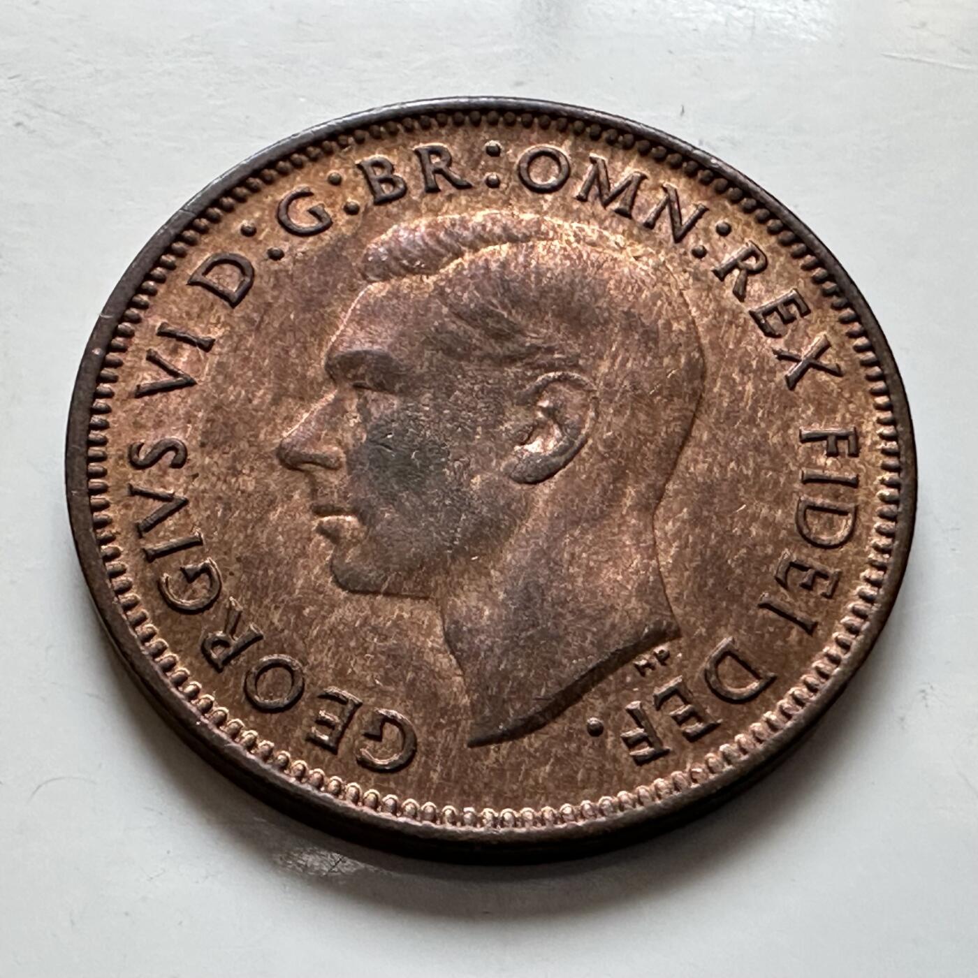 🌹外币初藏🌹🐯2025年第143场  每周二四六晚8️⃣点 接代拍 英国1952年一法新