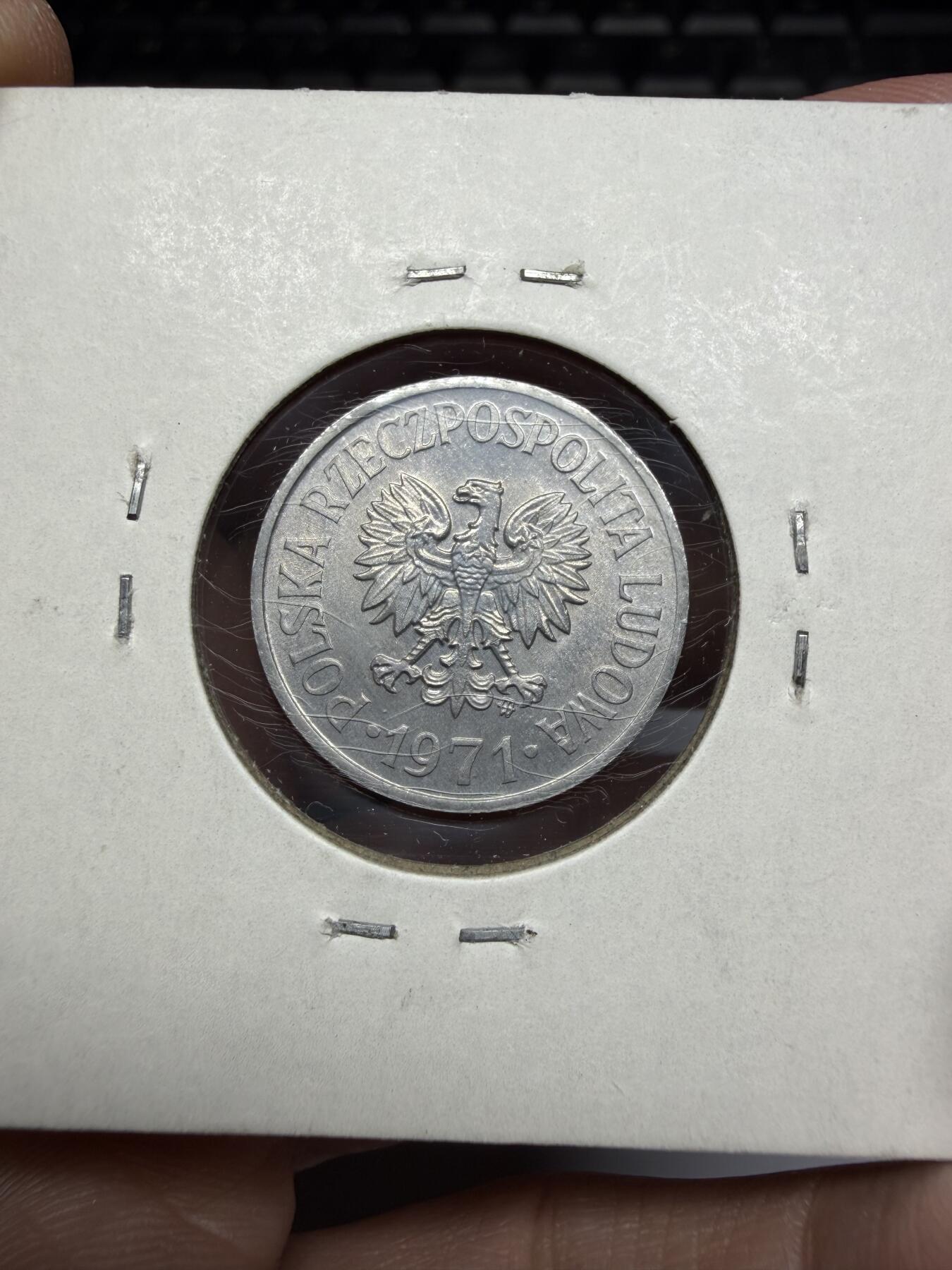 2025年集古藏今外币拍卖第十一期-第2场—（总第292拍），可以寄存60天，满160元包邮。 1971年波兰20兹罗提