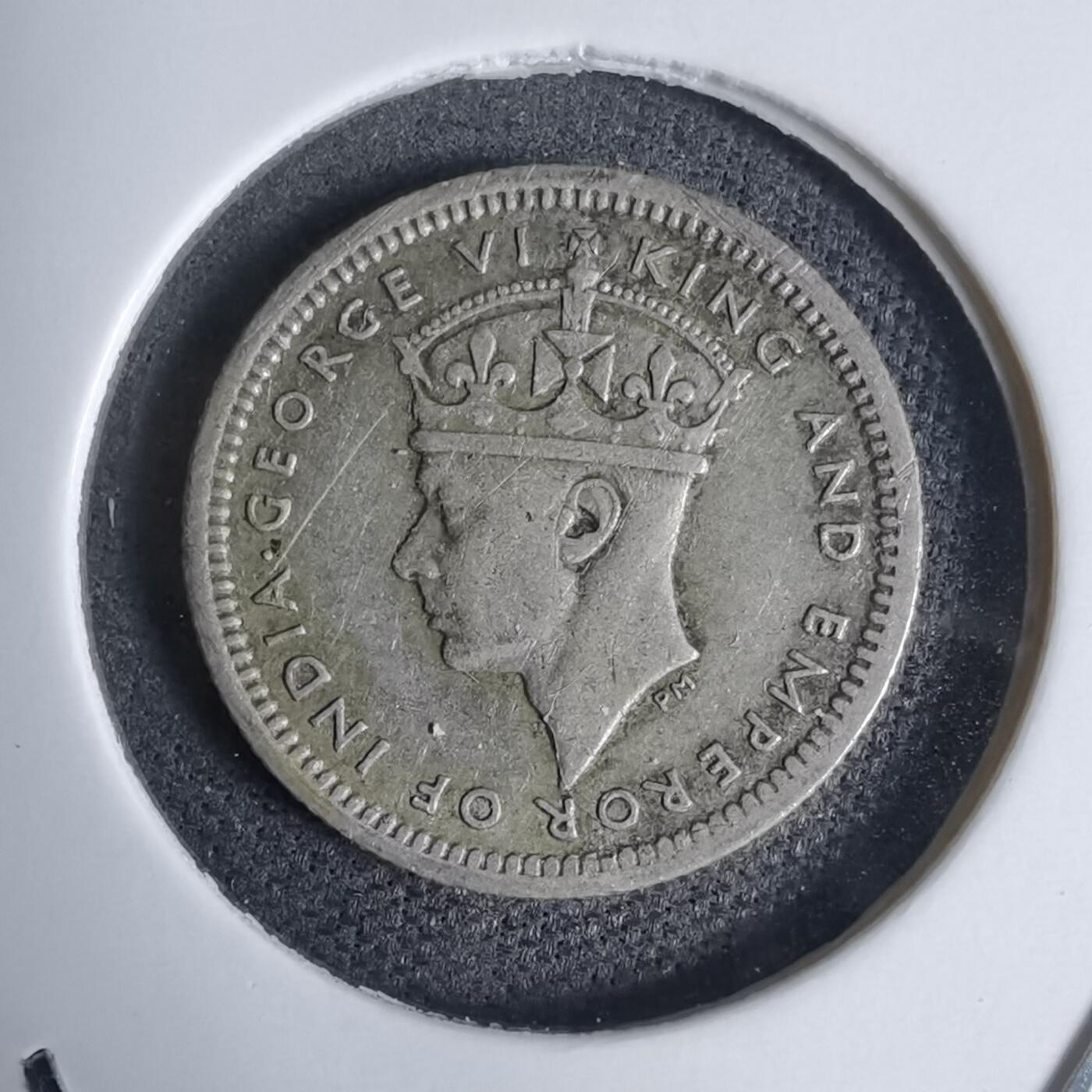 沼泽如烟--第938场 英属海峡1943年五分银币