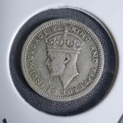 沼泽如烟--第938场 - 英属海峡1943年五分银币