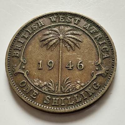 🌹外币初藏🌹🐯2025年第143场  每周二四六晚8️⃣点 接代拍 - 英属西非1946年一先令