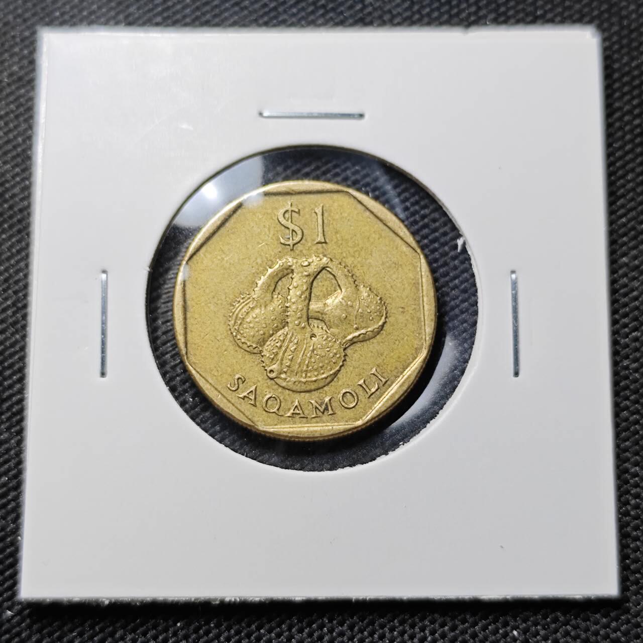 KK钱币收藏小铺 第382期  2月预留时间 周末发货 1995斐济1元