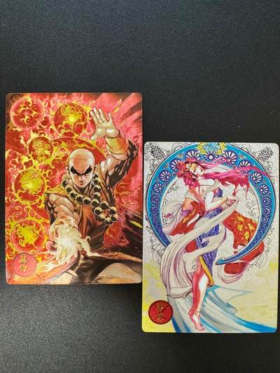 NO.18 好又多金牌大场，新店点关注不迷路！每周一站式配齐，方便凑单！（周6晚8点截拍，卖家送拍0抽成！） - 奇点卡牌 天龙八部 梦姑+虚竹 粗闪一对