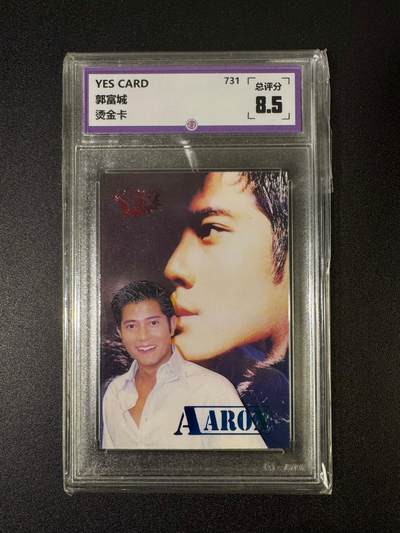 NO.18 好又多金牌大场，新店点关注不迷路！每周一站式配齐，方便凑单！（周6晚8点截拍，卖家送拍0抽成！） - 一瞬评级 YESCARD 郭富城 烫金 明星老卡 珍藏佳品