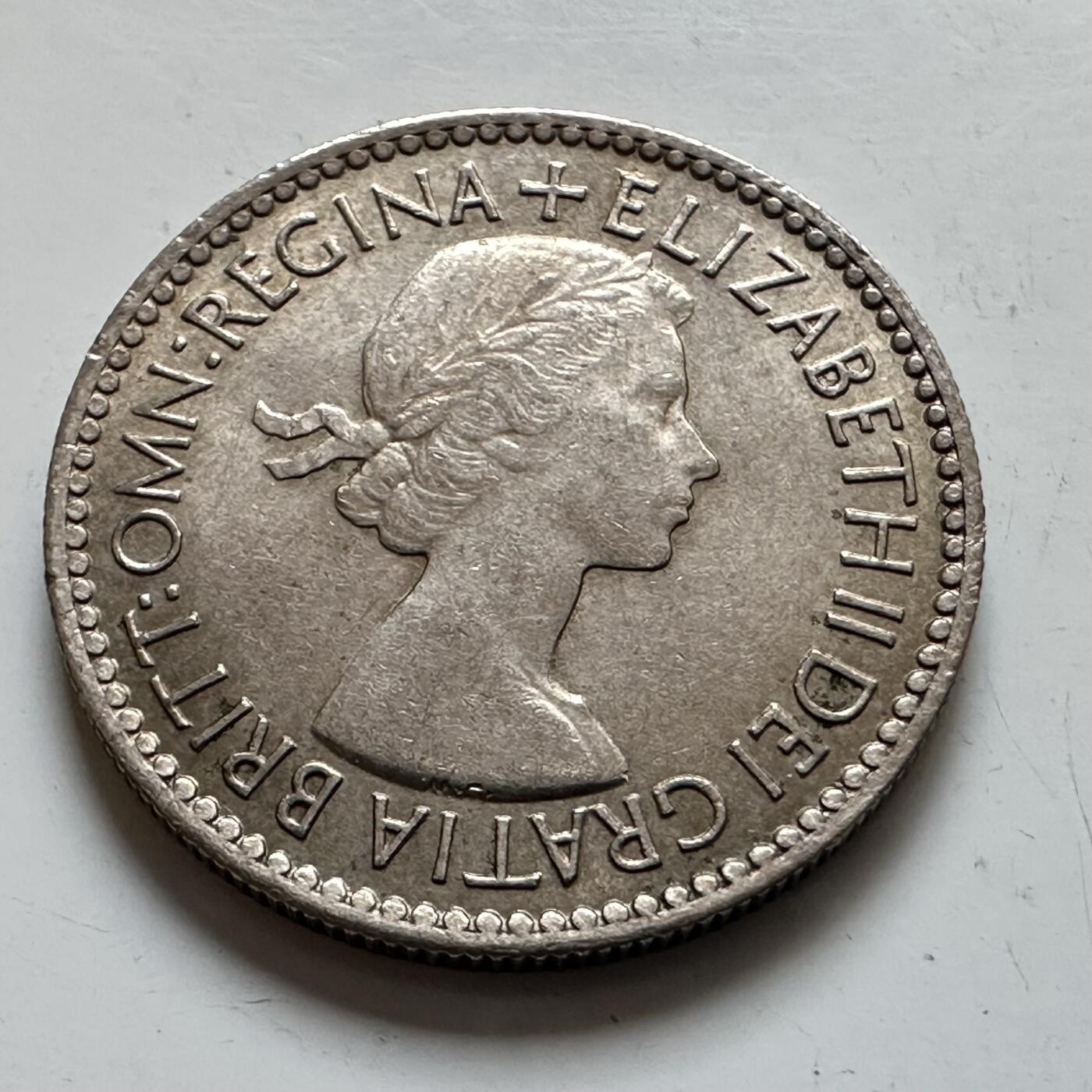 🌹外币初藏🌹🐯2025年第143场  每周二四六晚8️⃣点 接代拍 英国1953年 6便士 登基版a