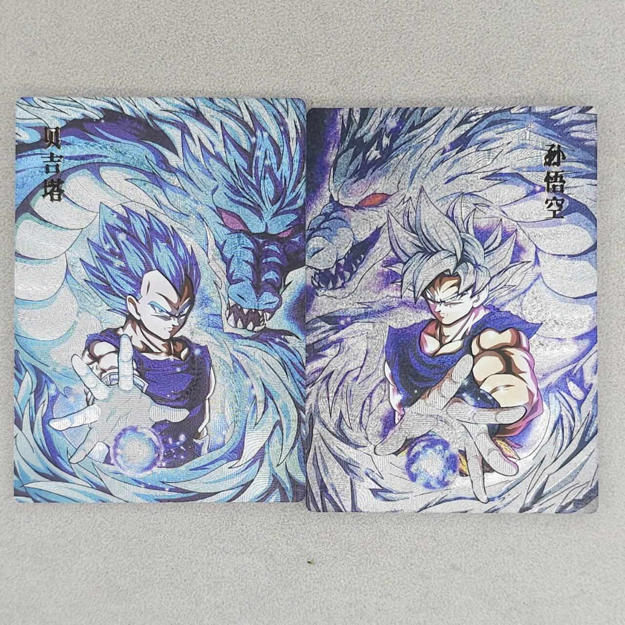 龙虎卡牌-六八场（无佣金，周六结拍，欢迎送拍） 粗闪2张 白花恋诗 龙珠对卡