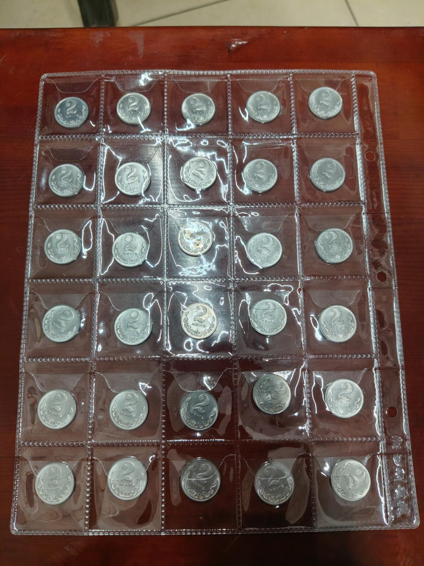 全新未流通蒙古2蒙戈硬币铝币