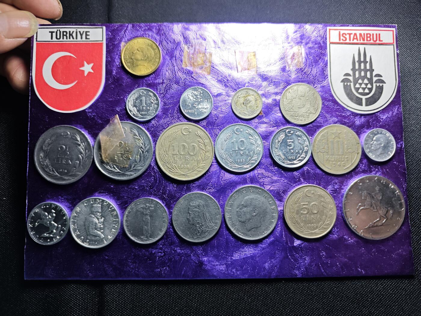 KK钱币收藏小铺 《套币 好品/批量散币专场》  2月预留时间 周末发货  土耳其套币 有脱落