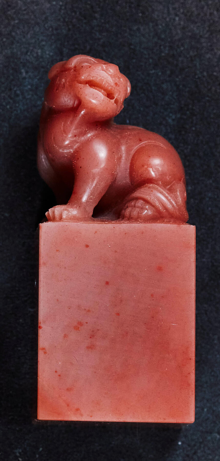 【俄甄集藏】2026年(046)01-07 星期三 晚 19:30 全场包邮 精美老挝石貔貅印章（产地老挝），高：42mm，底座：18mm×18mm，重量：26.79克，质地温润，味道不输寿山石