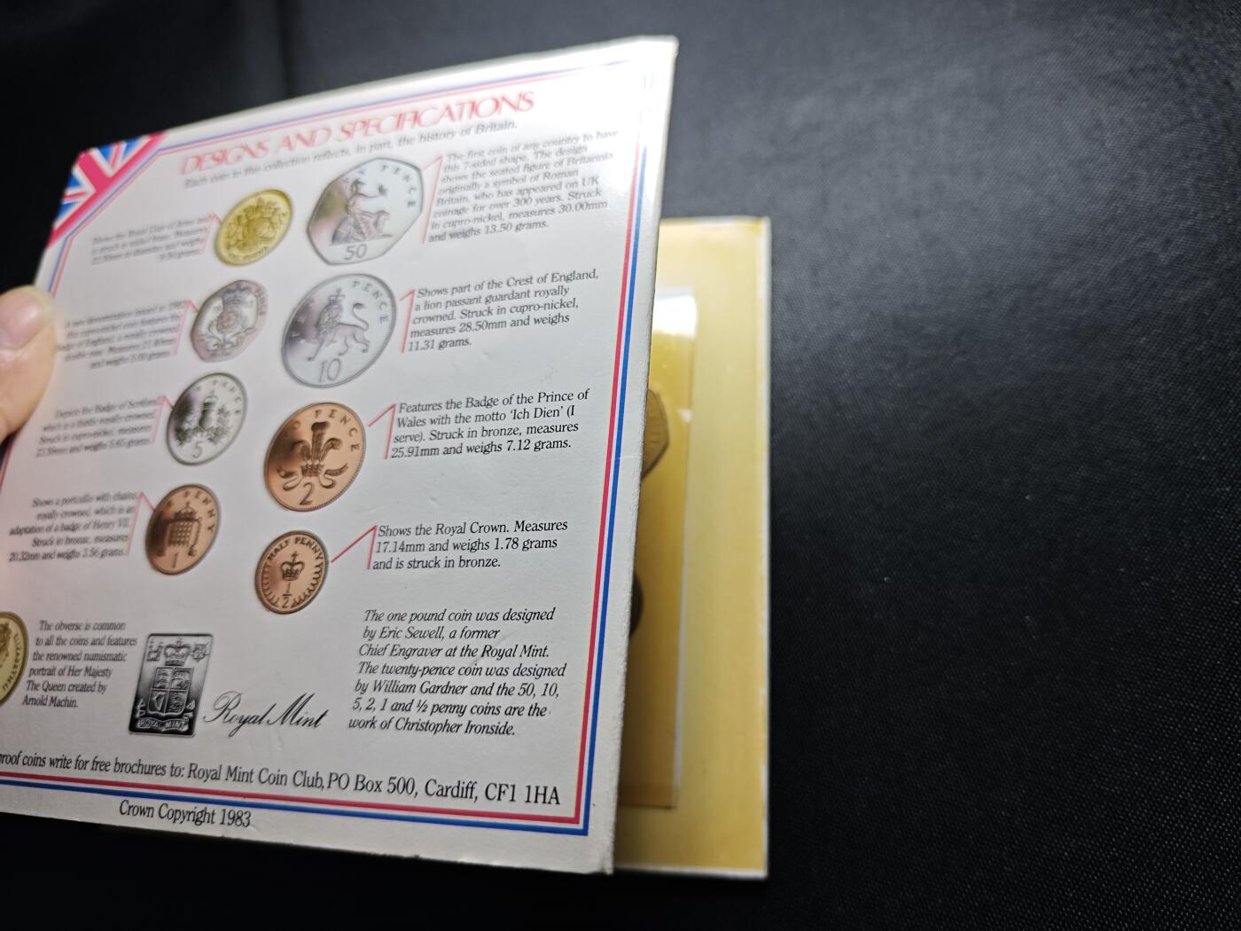 KK钱币收藏小铺 《套币 好品/批量散币专场》  2月预留时间 周末发货  1983英国清年大小面值套币