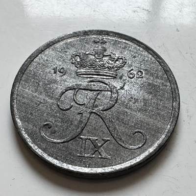 🌹外币初藏🌹🐯2025年第143场  每周二四六晚8️⃣点 接代拍 - 丹麦1962年2欧尔锌币