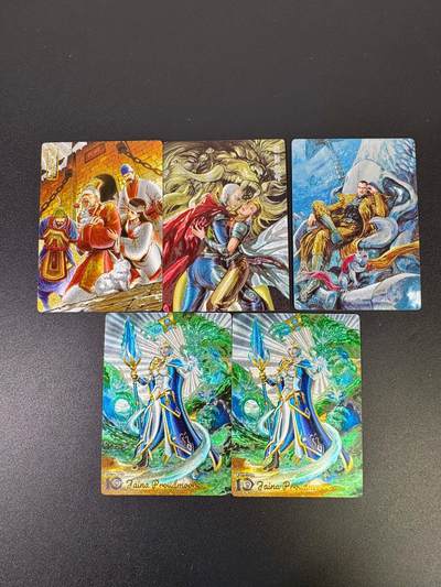 NO.18 好又多金牌大场，新店点关注不迷路！每周一站式配齐，方便凑单！（周6晚8点截拍，卖家送拍0抽成！） - 奇点卡牌 5张粗闪一组