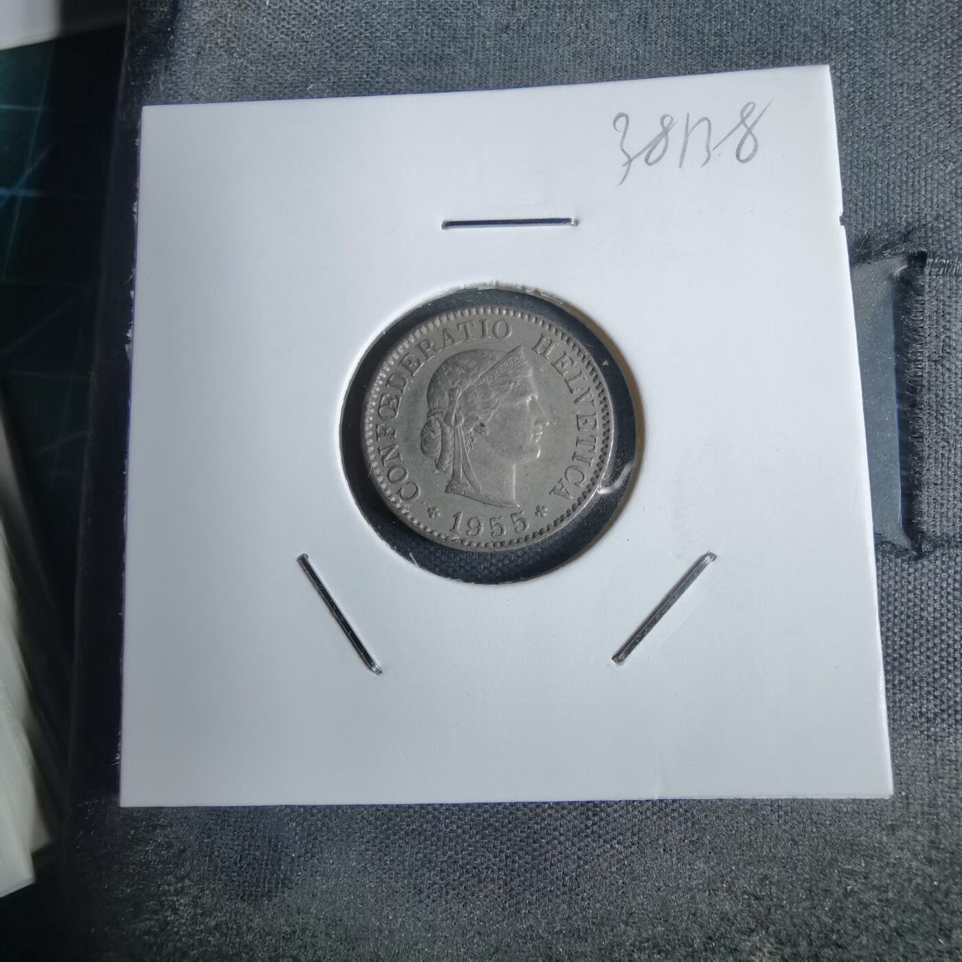 沼泽如烟--第938场 瑞士1955年五分