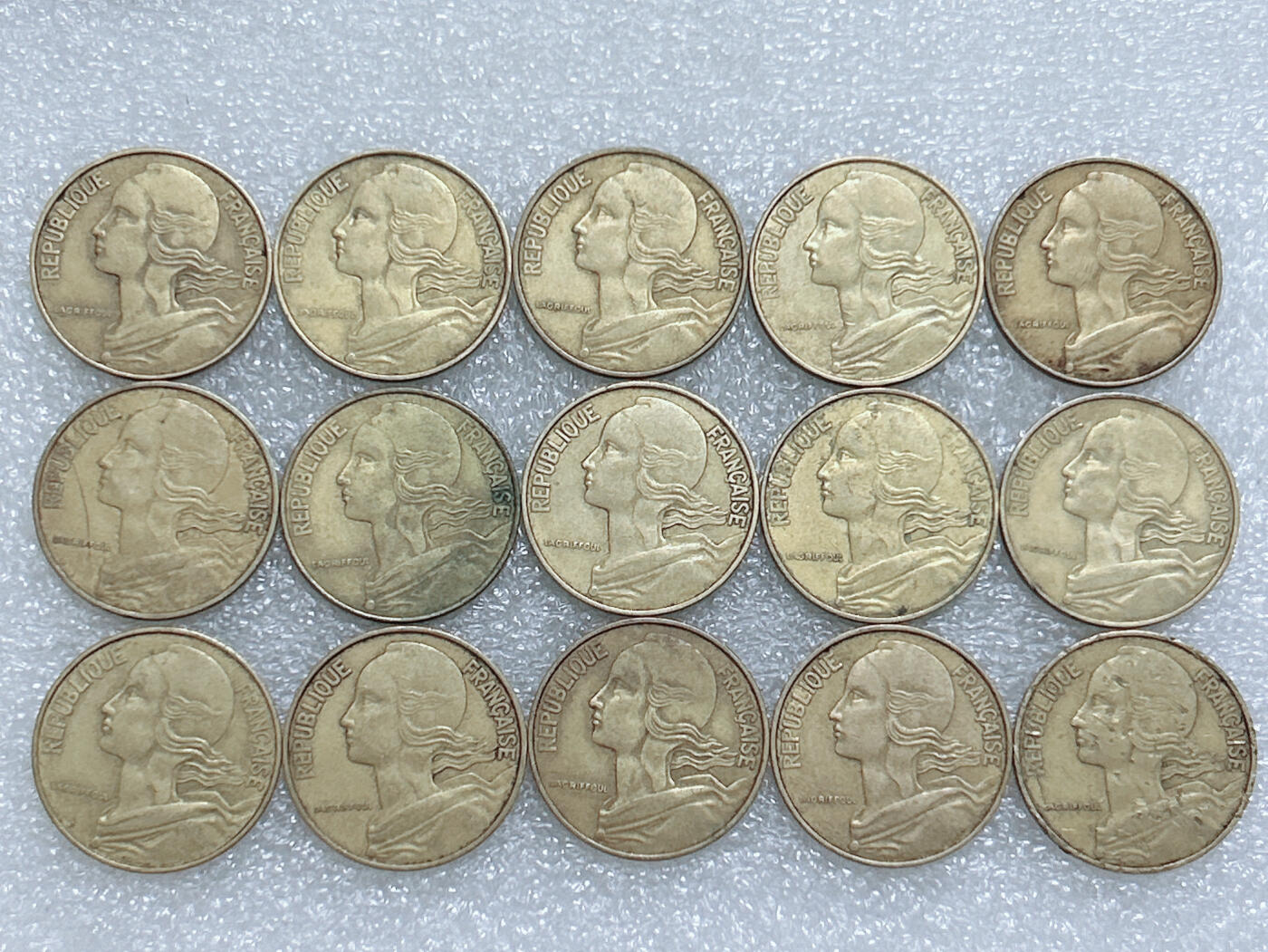 第一海外回流一元起拍收藏 散集专场  第278期 法国20分 15枚