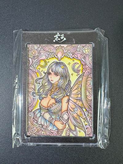 NO.18 好又多金牌大场，新店点关注不迷路！每周一站式配齐，方便凑单！（周6晚8点截拍，卖家送拍0抽成！） - 【1/1手绘卡】手绘卡 画师甜心暴龙 女神 【流光蝶翼裹清风，仙姿绰约入画来】