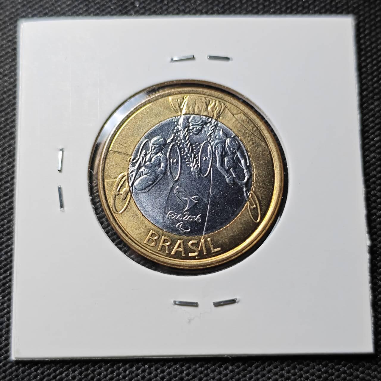 KK钱币收藏小铺 第382期  2月预留时间 周末发货 2014巴西1瑞尔 纪念币