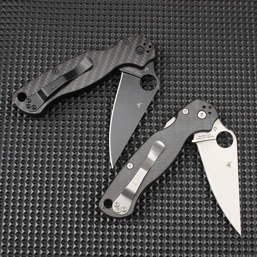 蜘蛛C81折叠刀碳纤手柄折刀