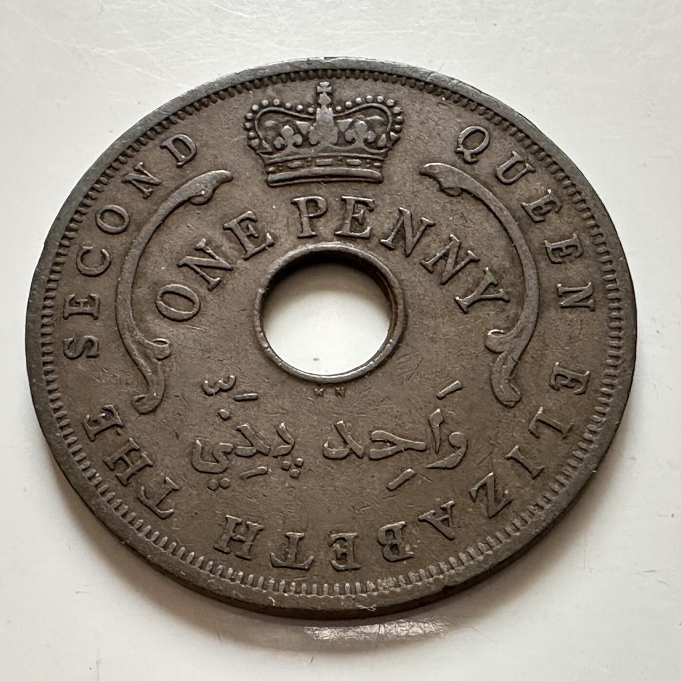 🌹外币初藏🌹🐯2025年第143场  每周二四六晚8️⃣点 接代拍 英属西非1957年一便士