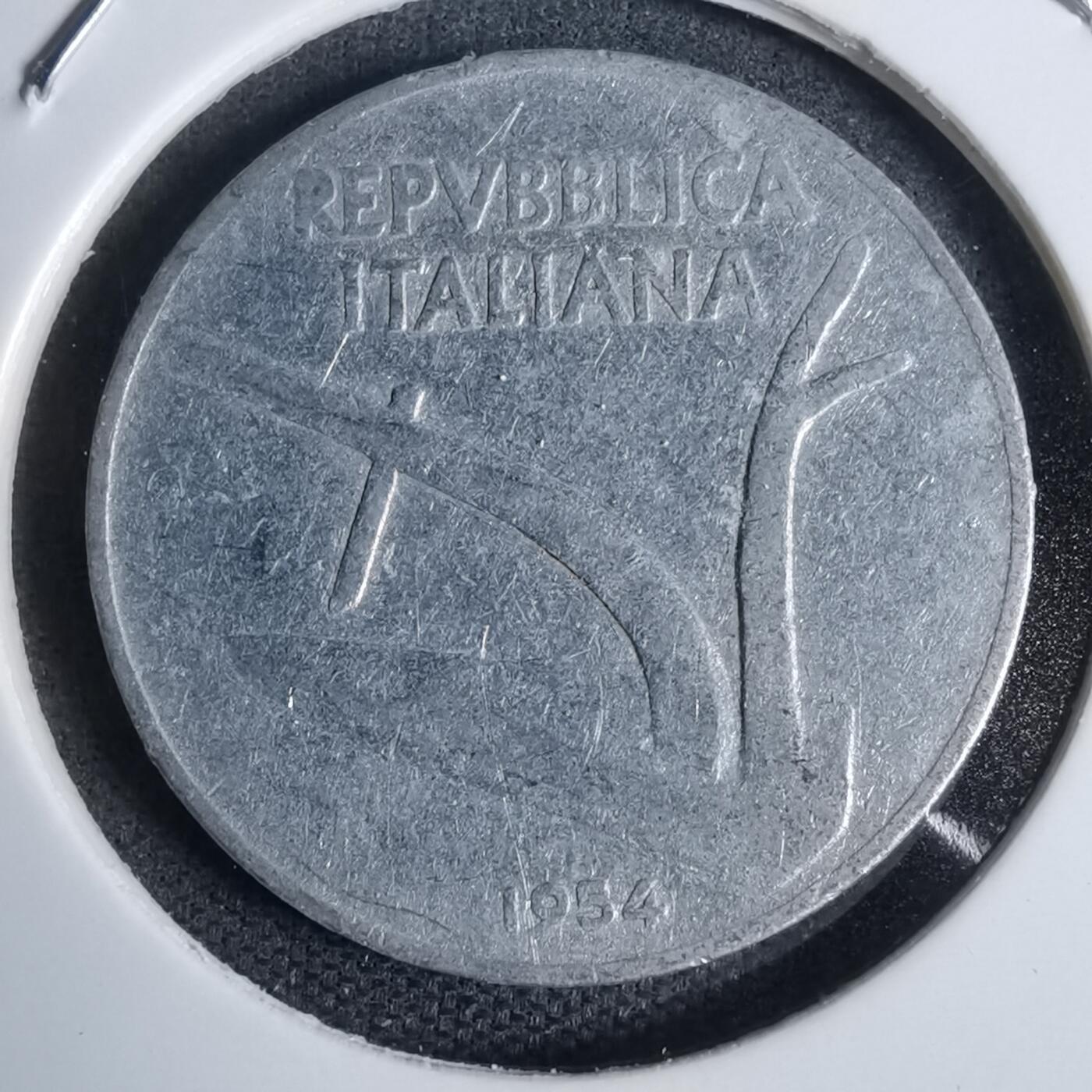 沼泽如烟--第938场 意大利1954年10里拉