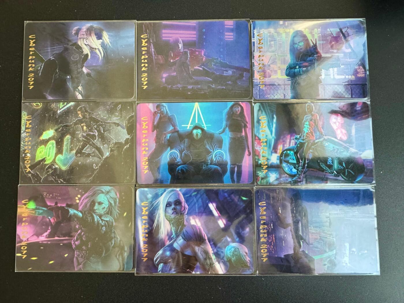 NO.18 好又多金牌大场，新店点关注不迷路！每周一站式配齐，方便凑单！（周6晚8点截拍，卖家送拍0抽成！） 纵横卡牌 赛博朋克2077 一套9张 彩闪