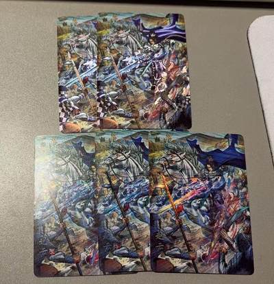 秋萤阁第38期 (12月20日周六晚上22点截拍，欢迎竞拍)  - 燎原豪杰传 赵云 折光 闪彩 钻闪自辨 5张