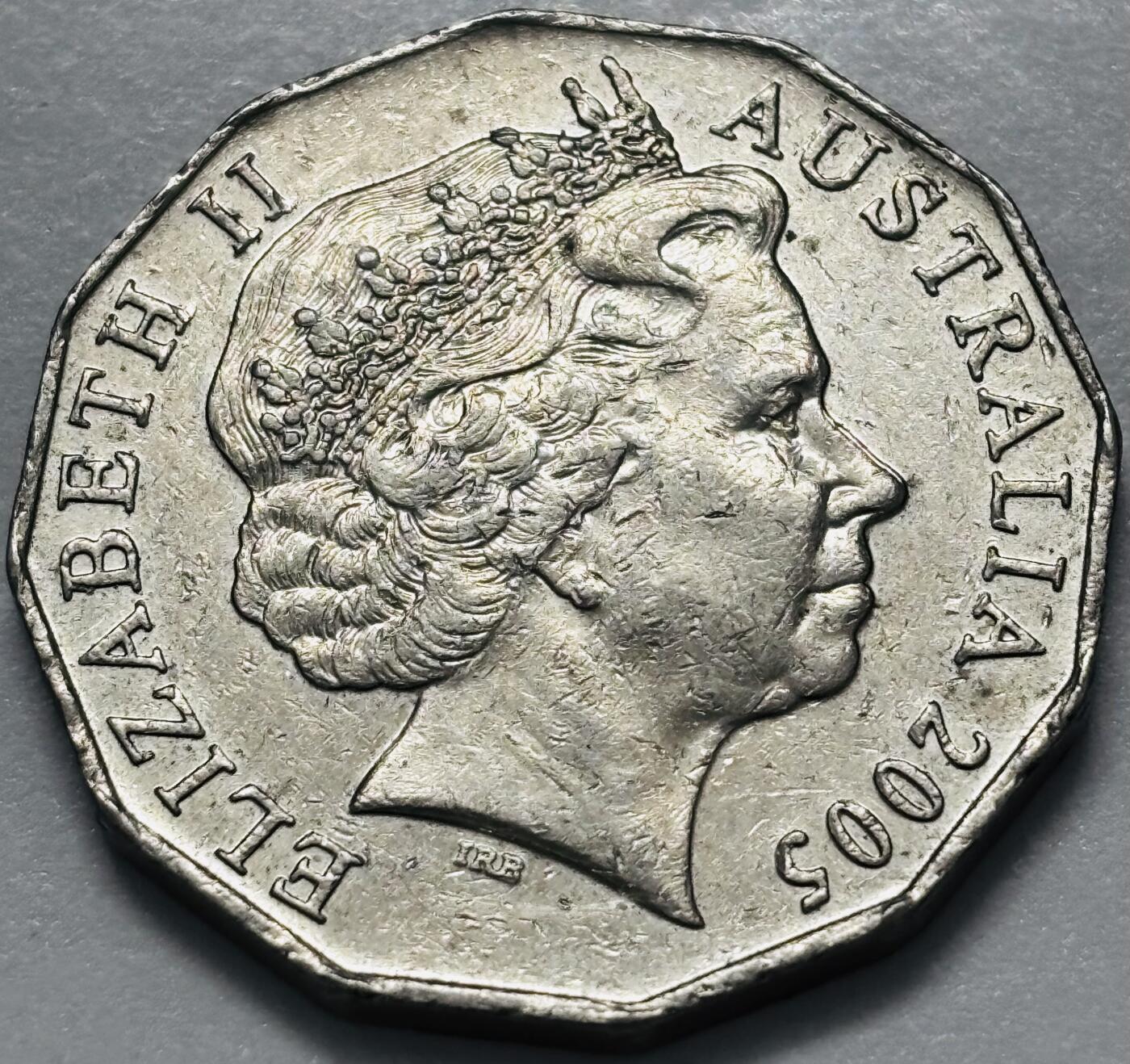 文馨钱币收藏第 286 场，圣诞节专场【 长期接收代拍品低至 0 佣金】 2005年澳大利亚50分纪念币 墨尔本英联邦运动会