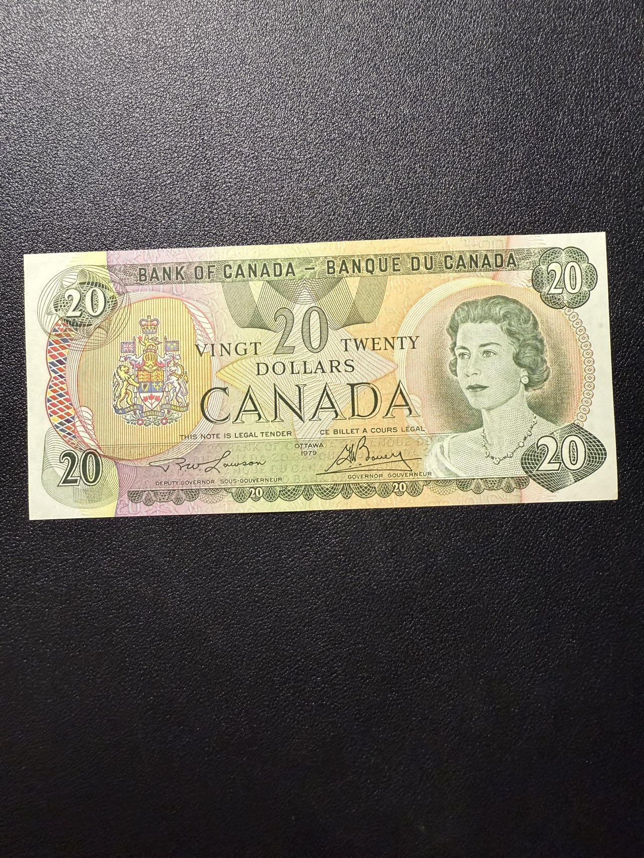 第14期 库存低价起拍 加拿大风景版20 全新unc