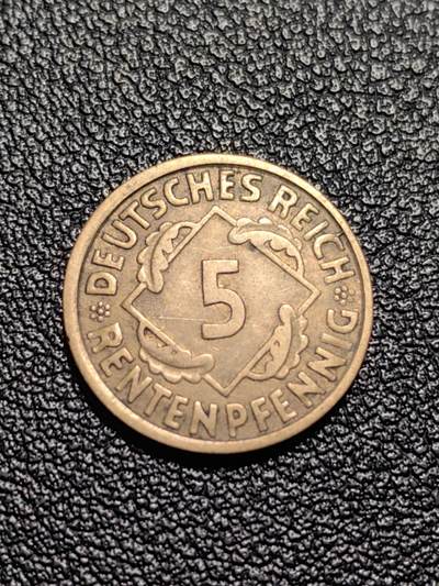 靖甫拍卖第十三场 - 德国5芬尼1924年