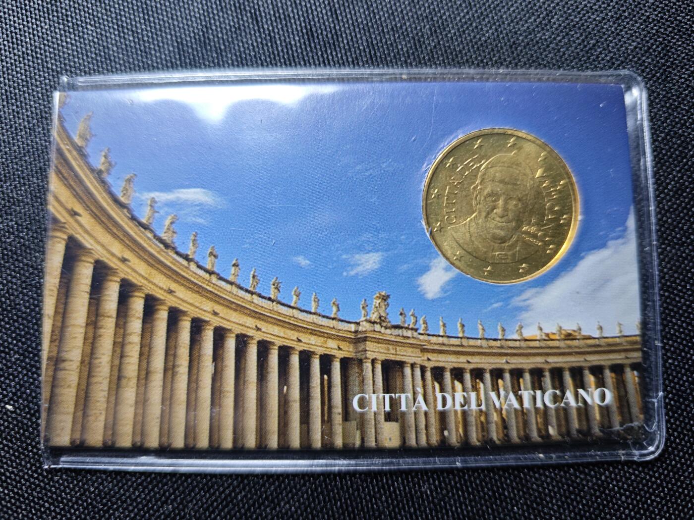 KK钱币收藏小铺 《套币 好品/批量散币专场》  2月预留时间 周末发货  梵蒂冈50分欧分