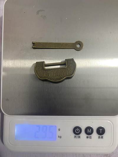 清代、民国铜锁专场 - 铜锁，带钥匙