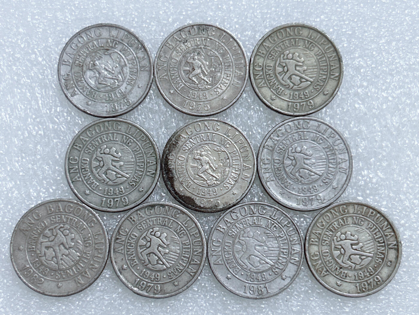 第一海外回流一元起拍收藏 散集专场  第278期 菲律宾25分 画家胡安•卢纳 铜镍币 10枚