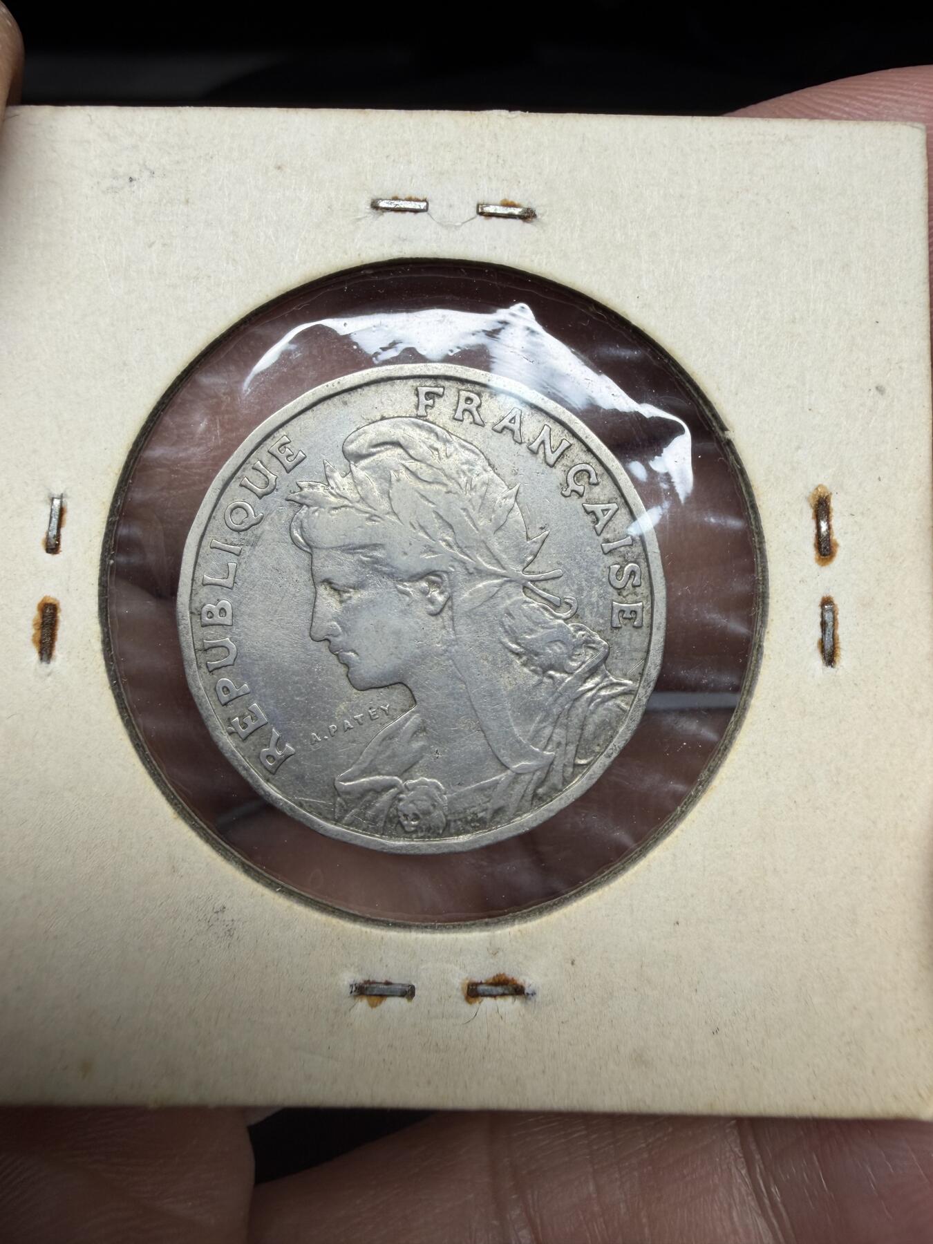 2025年集古藏今外币拍卖第十一期-第2场—（总第292拍），可以寄存60天，满160元包邮。 1904年法国25分