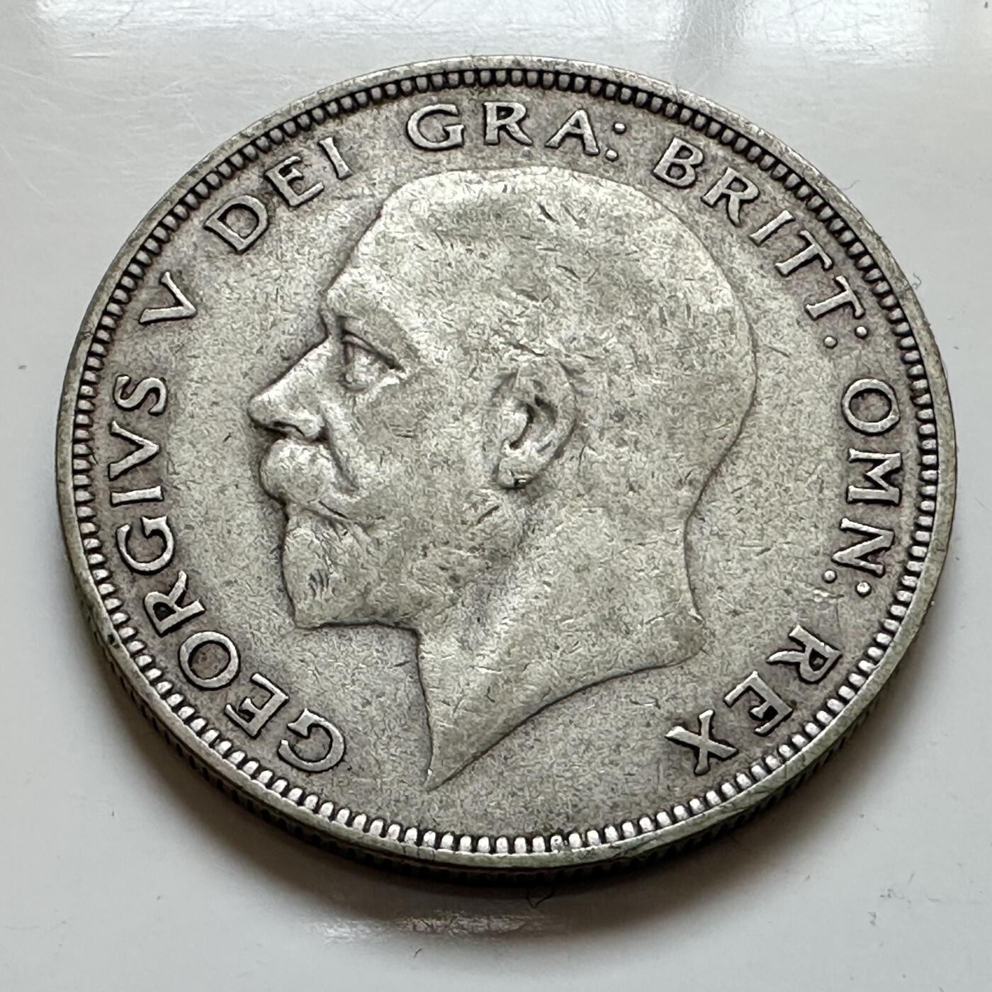 🌹外币初藏🌹🐯2025年第143场  每周二四六晚8️⃣点 接代拍 英国1936年半克郎银币 14.1克50%银