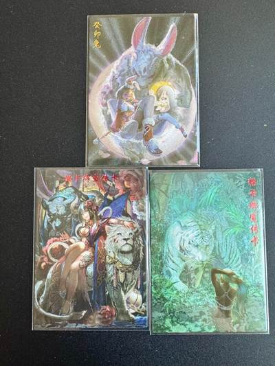 NO.18 好又多金牌大场，新店点关注不迷路！每周一站式配齐，方便凑单！（周6晚8点截拍，卖家送拍0抽成！） - 猫卡牌 白虎宣传卡+狮虎宣传卡+卯兔兔年纪念满赠特卡 粗闪